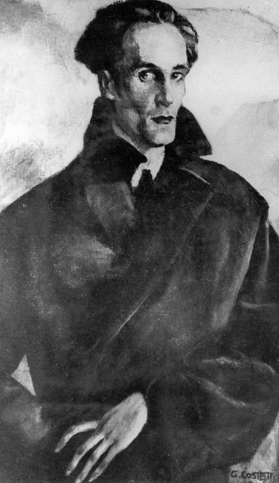 Ritratto di Lanza del Vasto, da Giovanni Costetti