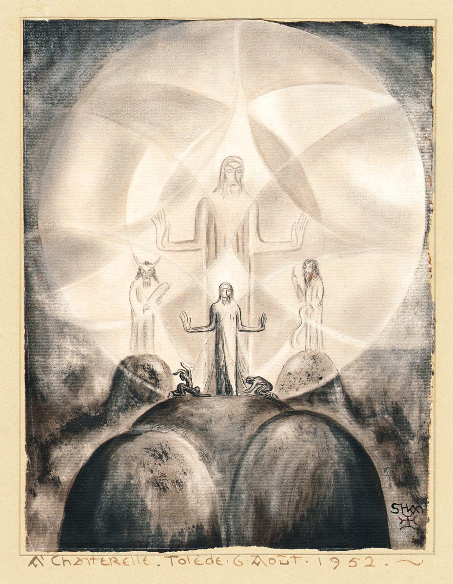 Transfiguration [Dessin de Lanza del Vasto]
