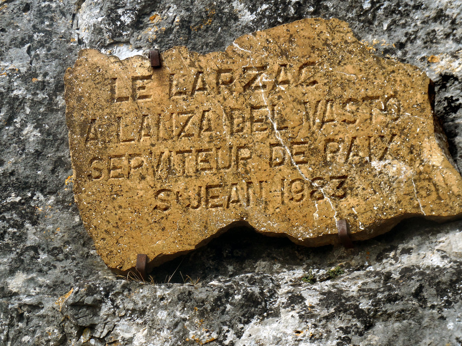 Homage to Lanza del Vasto (Larzac, 1983)