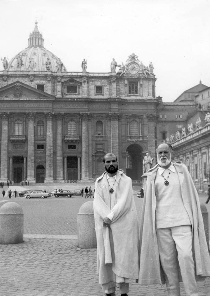 At Saint Peter's in Rome, a 40-day fast (1963).
