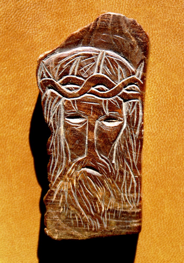 Cristo coronado de espinas (frente) - Lanza del Vasto