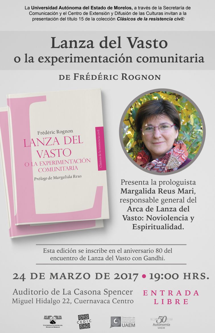 Lanza del Vasto commémoré au Mexique Lanza del Vasto