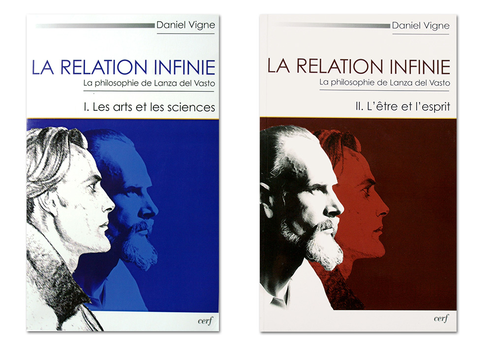 Daniel Vigne, président de l'association des amis de Lanza del Vasto et auteur de la thèse en deux volumes : La relation infinie